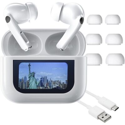 MAX Olkusz s.c. Słuchawki bezprzewodowe dokanałowe TWS Tune Buds PRO ANC BT 5.4 białe USB-C MAX Olkusz s.c. Słuchawki bezprzewodowe dokanałowe TWS Tune Buds PRO ANC BT 5.4 białe USB-C