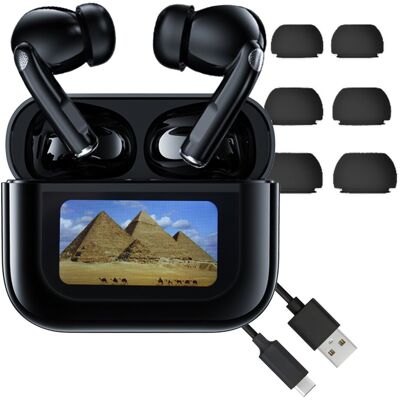 MAX Olkusz s.c. Słuchawki bezprzewodowe dokanałowe TWS Tune Buds PRO ANC BT 5.4 Black USB-C DEVILL MAX Olkusz s.c. Słuchawki bezprzewodowe dokanałowe TWS Tune Buds PRO ANC BT 5.4 Black USB-C DEVILL
