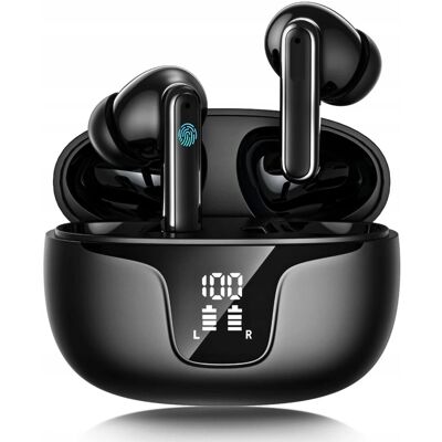 ELONIX Słuchawki Bezprzewodowe Dokanałowe Tws Xy19 Bluetooth Dwa Mikrofony Anc Enc ELONIX Słuchawki Bezprzewodowe Dokanałowe Tws Xy19 Bluetooth Dwa Mikrofony Anc Enc