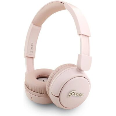 SŁUCHAWKI BEZPRZEWODOWE GUESS NAUSZNE, z Mikrofonem, Bluetooth V5.3, Różowe SŁUCHAWKI BEZPRZEWODOWE GUESS NAUSZNE, z Mikrofonem, Bluetooth V5.3, Różowe