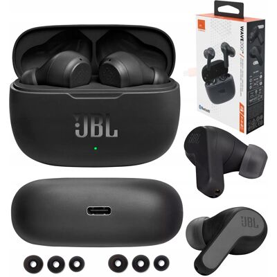 Inny producent Słuchawki Bezprzewodowe Jbl Wave 200 Tws Black Inny producent Słuchawki Bezprzewodowe Jbl Wave 200 Tws Black