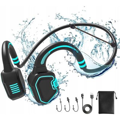 ELONIX Słuchawki bezprzewodowe kostne wodoodporne pamięć 32GB OPEN EAR do pływania ELONIX Słuchawki bezprzewodowe kostne wodoodporne pamięć 32GB OPEN EAR do pływania