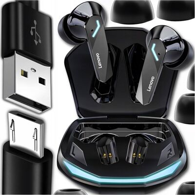 IBM Słuchawki Bezprzewodowe Lenovo Gm2 Pro Bluetooth 5.3 Gamingowe Sportowe Ipx IBM Słuchawki Bezprzewodowe Lenovo Gm2 Pro Bluetooth 5.3 Gamingowe Sportowe Ipx
