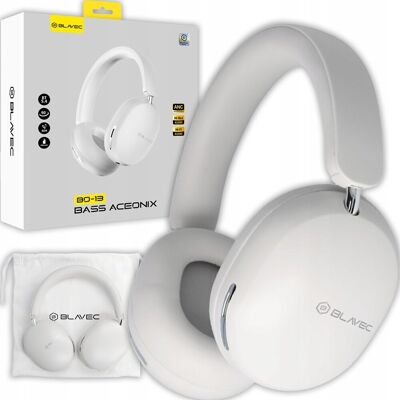 Słuchawki bezprzewodowe Nauszne Blavec z mikrofonem Bluetooth 5.4 ANC +etui Słuchawki bezprzewodowe Nauszne Blavec z mikrofonem Bluetooth 5.4 ANC +etui
