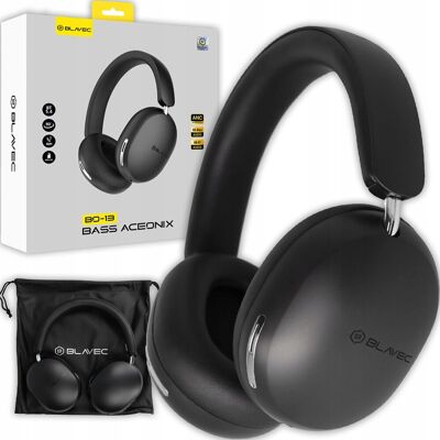 Inny producent Słuchawki bezprzewodowe Nauszne Blavec z mikrofonem Bluetooth 5.4 ANC +etui Inny producent Słuchawki bezprzewodowe Nauszne Blavec z mikrofonem Bluetooth 5.4 ANC +etui