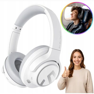 Słuchawki bezprzewodowe nauszne wokółuszne ANC, BT 5.3 Soundpeats Espace Słuchawki bezprzewodowe nauszne wokółuszne ANC, BT 5.3 Soundpeats Espace