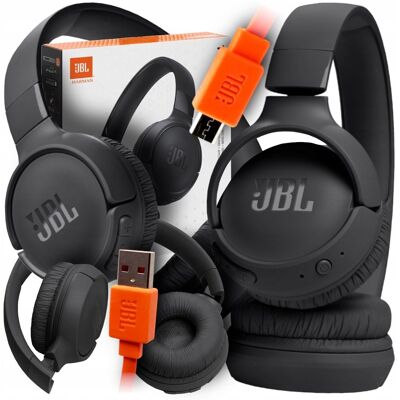 SŁUCHAWKI BEZPRZEWODOWE NAUSZNE WOKÓŁUSZNE JBL T520BT BLUETOOTH BT CZARNE SŁUCHAWKI BEZPRZEWODOWE NAUSZNE WOKÓŁUSZNE JBL T520BT BLUETOOTH BT CZARNE