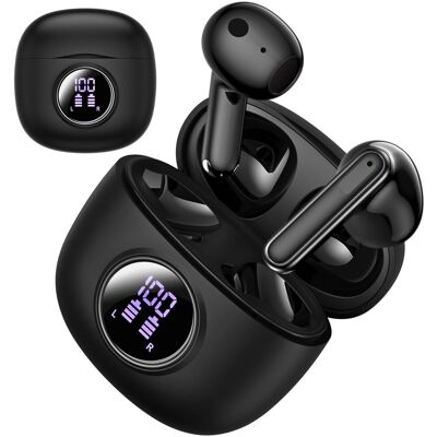 EdStore SŁUCHAWKI bezprzewodowe TWS Y20 ENC wbudowane 2 mikrofony WODOODPORNE LED EKRAN Bluetooth 5.3 EdStore SŁUCHAWKI bezprzewodowe TWS Y20 ENC wbudowane 2 mikrofony WODOODPORNE LED EKRAN Bluetooth 5.3