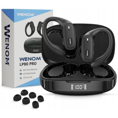 Słuchawki Bezprzewodowe Wenom Bluetooth 5.3 Bass Hd Rozmowy Dwa Mikrofony Słuchawki Bezprzewodowe Wenom Bluetooth 5.3 Bass Hd Rozmowy Dwa Mikrofony