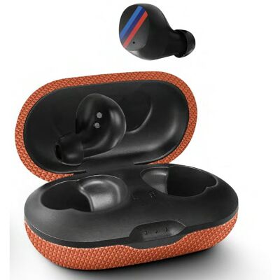 Słuchawki Bluetooth TWS BMW M Metal Logo ENC pomarańczowy Słuchawki Bluetooth TWS BMW M Metal Logo ENC pomarańczowy
