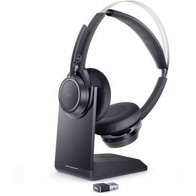 Słuchawki Dell Premier Wireless ANC z Mikrofonem WL7022 Czarne Słuchawki Dell Premier Wireless ANC z Mikrofonem WL7022 Czarne