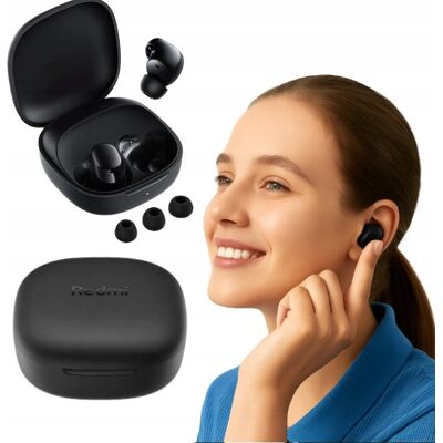 Inny producent SŁUCHAWKI DOKANAŁOWE BEZPRZEWODOWE XIAOMI REDMI BUDS 6 PLAY CZARNE IPX4 Inny producent SŁUCHAWKI DOKANAŁOWE BEZPRZEWODOWE XIAOMI REDMI BUDS 6 PLAY CZARNE IPX4