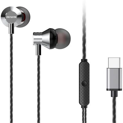 Słuchawki Douszne AIWA ESTM-50USB-C/SL Srebrne Słuchawki Douszne AIWA ESTM-50USB-C/SL Srebrne