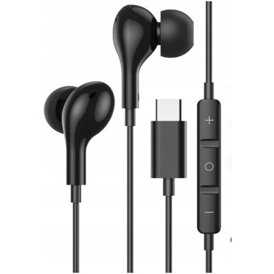 Inny producent Słuchawki douszne Guguearth przewodowe czarne USB-C Inny producent Słuchawki douszne Guguearth przewodowe czarne USB-C