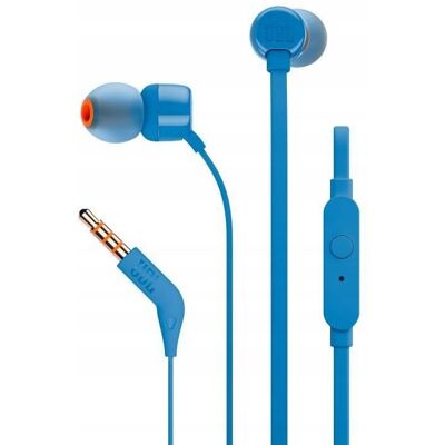 Słuchawki Douszne Jbl T110 Niebieskie Słuchawki Douszne Jbl T110 Niebieskie