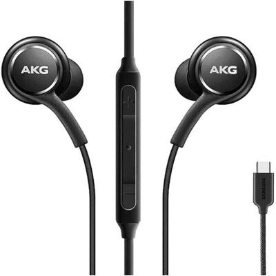 Słuchawki douszne Samsung AKG by harman EO-IC100BBE USB-C Type C czarne Słuchawki douszne Samsung AKG by harman EO-IC100BBE USB-C Type C czarne