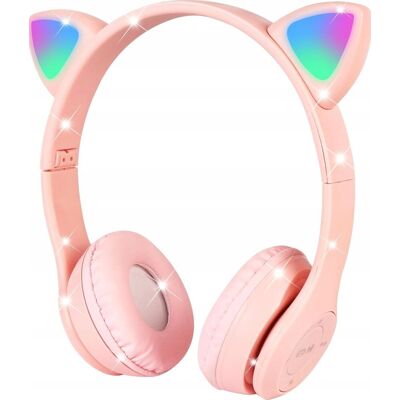 Inny producent SŁUCHAWKI DZIECIĘCE BEZPRZEWODOWE Z MIKROFONEM LED STEREO BLUETOOTH NAUSZNE Inny producent SŁUCHAWKI DZIECIĘCE BEZPRZEWODOWE Z MIKROFONEM LED STEREO BLUETOOTH NAUSZNE