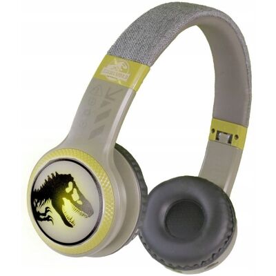 Lazerbuilt Słuchawki Nauszne Bluetooth Dla Dziecka / Park Jurajski Jurassic Park World / Hmjw-btli-trex Lazerbuilt Słuchawki Nauszne Bluetooth Dla Dziecka / Park Jurajski Jurassic Park World / Hmjw-btli-trex