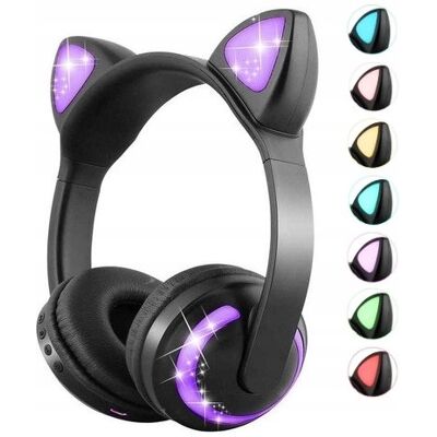 Inny producent Słuchawki nauszne DLA DZIECI Cat Ear M2 czarne Kipps Inny producent Słuchawki nauszne DLA DZIECI Cat Ear M2 czarne Kipps