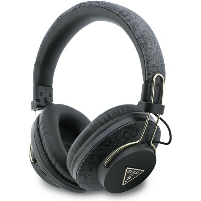 Słuchawki nauszne Guess Triangle Logo Bluetooth ENC czarny Słuchawki nauszne Guess Triangle Logo Bluetooth ENC czarny
