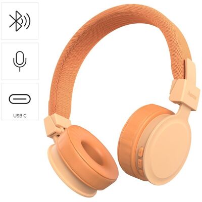 Słuchawki Nauszne Hama Bluetooth Freedom Lit Iii New Pomarańczowe Słuchawki Nauszne Hama Bluetooth Freedom Lit Iii New Pomarańczowe
