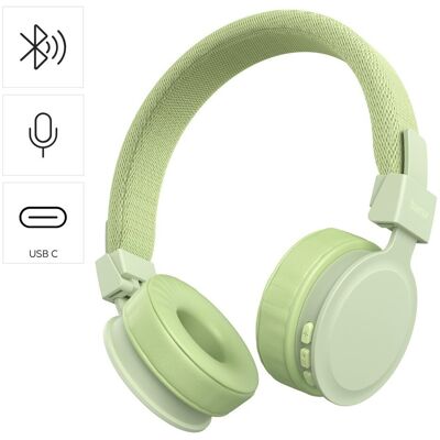 Słuchawki Nauszne Hama Bluetooth Freedom Lit Iii New Zielone Słuchawki Nauszne Hama Bluetooth Freedom Lit Iii New Zielone