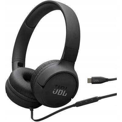 Słuchawki nauszne JBL Tune520C USB-C Black Słuchawki nauszne JBL Tune520C USB-C Black