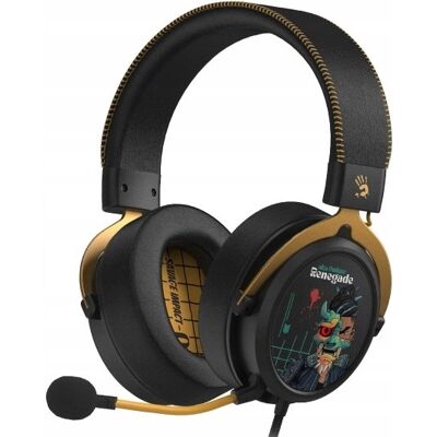 Słuchawki przewodowe A4tech Bloody M595 Renegade Nauszne Mikrofon Czarne Słuchawki przewodowe A4tech Bloody M595 Renegade Nauszne Mikrofon Czarne
