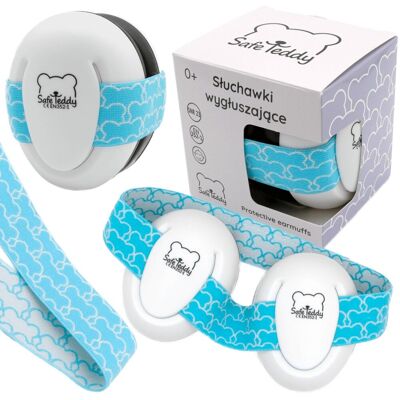 Słuchawki wygłuszające ochronne dzieci niebieski 0miesięcy+ SafeTeddy Słuchawki wygłuszające ochronne dzieci niebieski 0miesięcy+ SafeTeddy