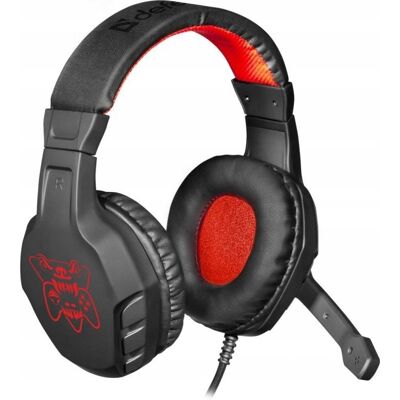 Słuchawki z mikrofonem Defender CUJO Gaming 4 pin + adapter 2x mini jack+ Słuchawki z mikrofonem Defender CUJO Gaming 4 pin + adapter 2x mini jack+