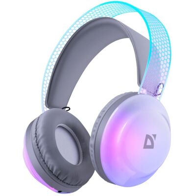 Słuchawki z mikrofonem Defender FREEMOTION B651 bezprzewodowe Bluetooth podświetlane RGB Słuchawki z mikrofonem Defender FREEMOTION B651 bezprzewodowe Bluetooth podświetlane RGB