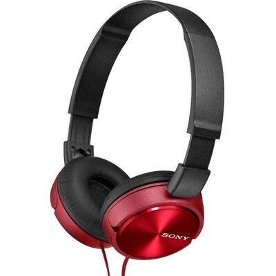 Słuchawki Sony MDR-ZX310 - Składane, Czerwone - Pełnowymiarowe Słuchawki Sony MDR-ZX310 - Składane, Czerwone - Pełnowymiarowe