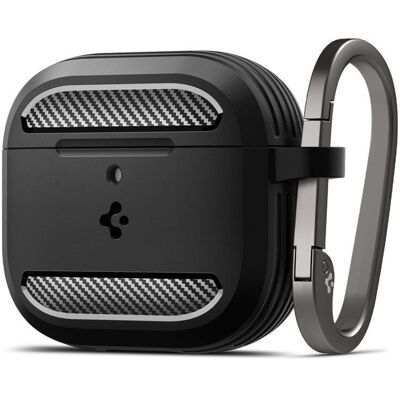Spigen Rugged Armor - Etui do Apple AirPods 4 (Matte Black) Spigen Rugged Armor - Etui do Apple AirPods 4 (Matte Black)