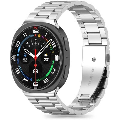 Tech-Protect Stainless Samsung Galaxy Watch 8 / Classic (40 / 44 / 46 Mm) Silver Tech-Protect Stainless Samsung Galaxy Watch 8 / Classic (40 / 44 / 46 Mm) Silver