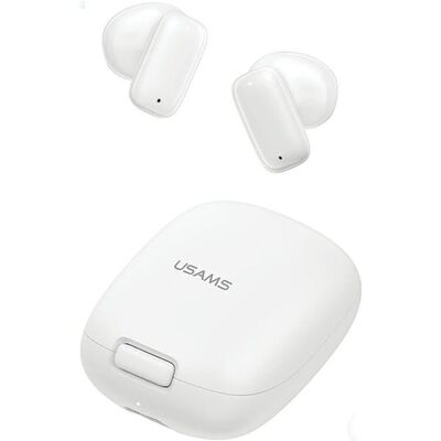 Usams Białe Bezprzewodowe słuchawki Bluetooth 5.3 TWS Série Id Usams Białe Bezprzewodowe słuchawki Bluetooth 5.3 TWS Série Id