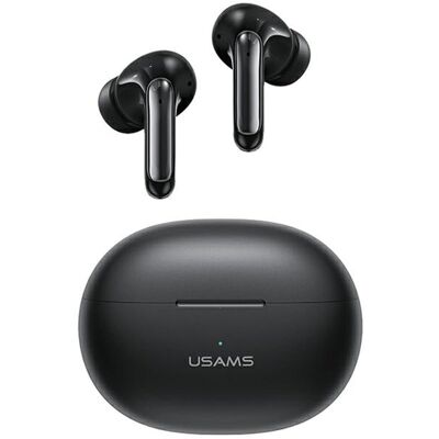 Usams Bezprzewodowe Słuchawki - Bluetooth 5.3, Podwójny Mikrofon, Redukcja Szumów - Czarny Usams Bezprzewodowe Słuchawki - Bluetooth 5.3, Podwójny Mikrofon, Redukcja Szumów - Czarny