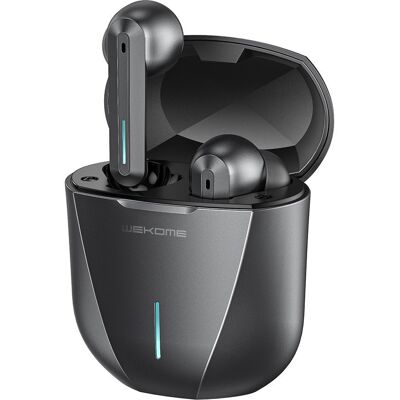 Inny producent WK Design bezprzewodowe słuchawki Bluetooth TWS wodoodporne IPX4 szary (ET-V9 grey) Inny producent WK Design bezprzewodowe słuchawki Bluetooth TWS wodoodporne IPX4 szary (ET-V9 grey)