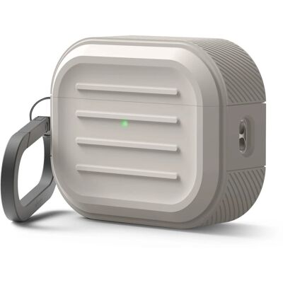 Wytrzymałe Etui Do Airpods Pro 3 Elago - Armor Hang Case, Beżowe Wytrzymałe Etui Do Airpods Pro 3 Elago - Armor Hang Case, Beżowe
