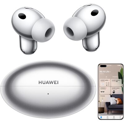 Słuchawki Bezprzewodowe Huawei Freebuds Neo Srebrne Anc Dokanałowe Bt 6.0 Słuchawki Bezprzewodowe Huawei Freebuds Neo Srebrne Anc Dokanałowe Bt 6.0