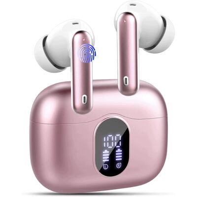 Inny producent Sluchawki Bluetooth Bezprzewodowe Douszne Z Mikrofonem Redukcja Szumow 40h Inny producent Sluchawki Bluetooth Bezprzewodowe Douszne Z Mikrofonem Redukcja Szumow 40h
