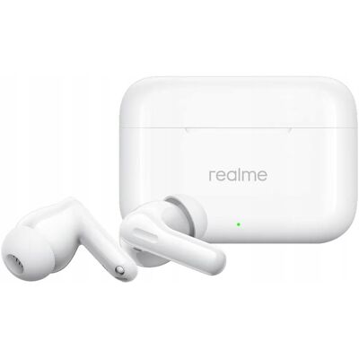 Słuchawki Dokanałowe Realme Buds T200 Anc Tws Biały White Słuchawki Dokanałowe Realme Buds T200 Anc Tws Biały White