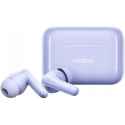 Słuchawki Dokanałowe Realme Buds T200 Anc Tws Fioletowy Purple Słuchawki Dokanałowe Realme Buds T200 Anc Tws Fioletowy Purple