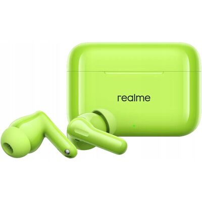 Słuchawki Dokanałowe Realme Buds T200 Anc Tws Zielony Green Słuchawki Dokanałowe Realme Buds T200 Anc Tws Zielony Green