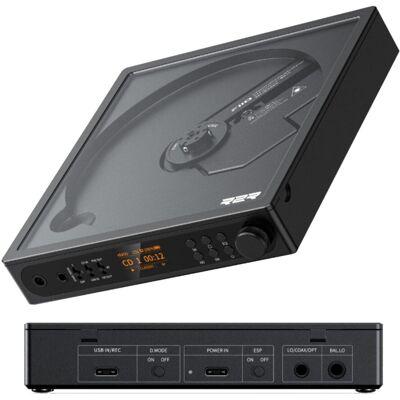 FiiO DM15 R2R Przenośny Odtwarzacz CD 24bit R2R z Bluetooth czarny FiiO DM15 R2R Przenośny Odtwarzacz CD 24bit R2R z Bluetooth czarny