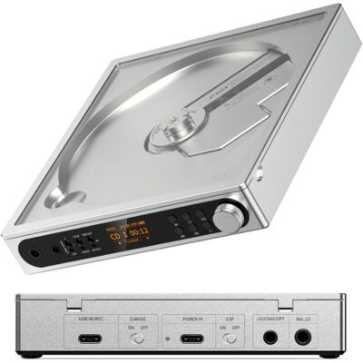FiiO DM15 R2R Przenośny Odtwarzacz CD 24bit R2R z Bluetooth srebrny FiiO DM15 R2R Przenośny Odtwarzacz CD 24bit R2R z Bluetooth srebrny