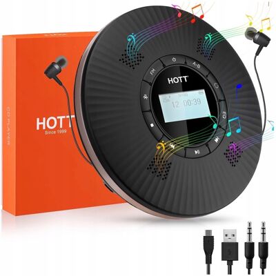 Pozostali Odtwarzacz CD przenośny discman Bluetooth AUX GŁOŚNIKI TRANSMITER FM HiFi Pozostali Odtwarzacz CD przenośny discman Bluetooth AUX GŁOŚNIKI TRANSMITER FM HiFi