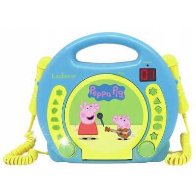 Inny producent Przenośny odtwarzacz CD Karaoke Świnka Peppa PIG Inny producent Przenośny odtwarzacz CD Karaoke Świnka Peppa PIG