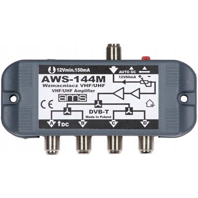 Inny producent Wzmacniacz Antenowy Aws-144m Ams Inny producent Wzmacniacz Antenowy Aws-144m Ams