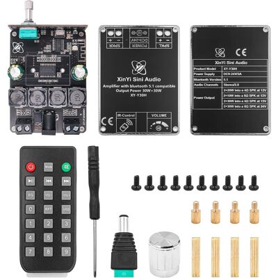 Inny producent Moduł Wzmacniacz 30w Stereo Cyfrowy Audio Bluetooth Pilot Hifi Inny producent Moduł Wzmacniacz 30w Stereo Cyfrowy Audio Bluetooth Pilot Hifi