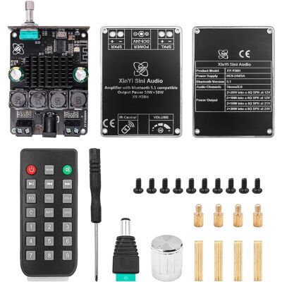 Inny producent Wzmacniacz 50w Stereo Cyfrowy Bluetooth Moduł Audio Hifi Stereofoniczny Inny producent Wzmacniacz 50w Stereo Cyfrowy Bluetooth Moduł Audio Hifi Stereofoniczny